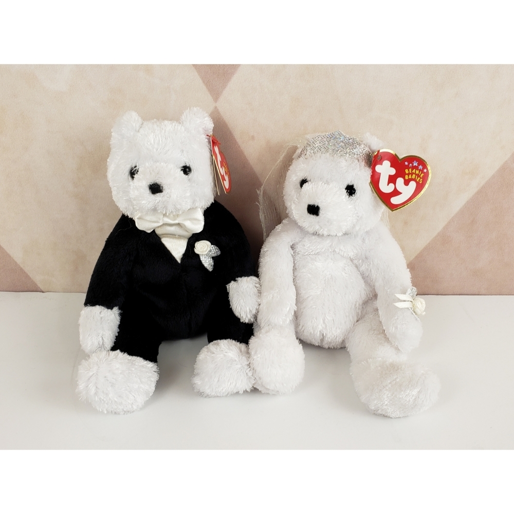TY Beanies | Bride + Groom Bears